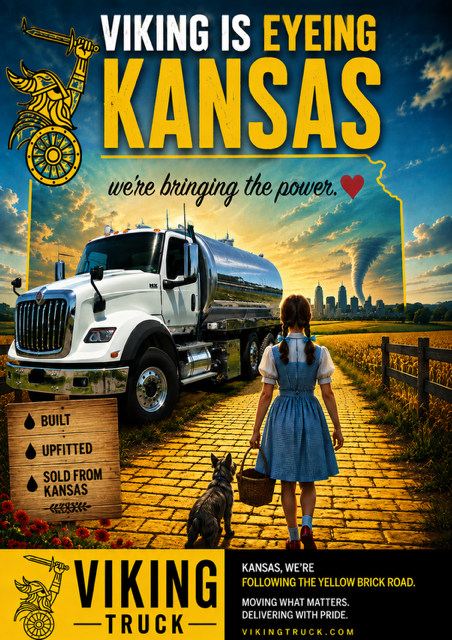 Were following the yellow brick road... Kansas