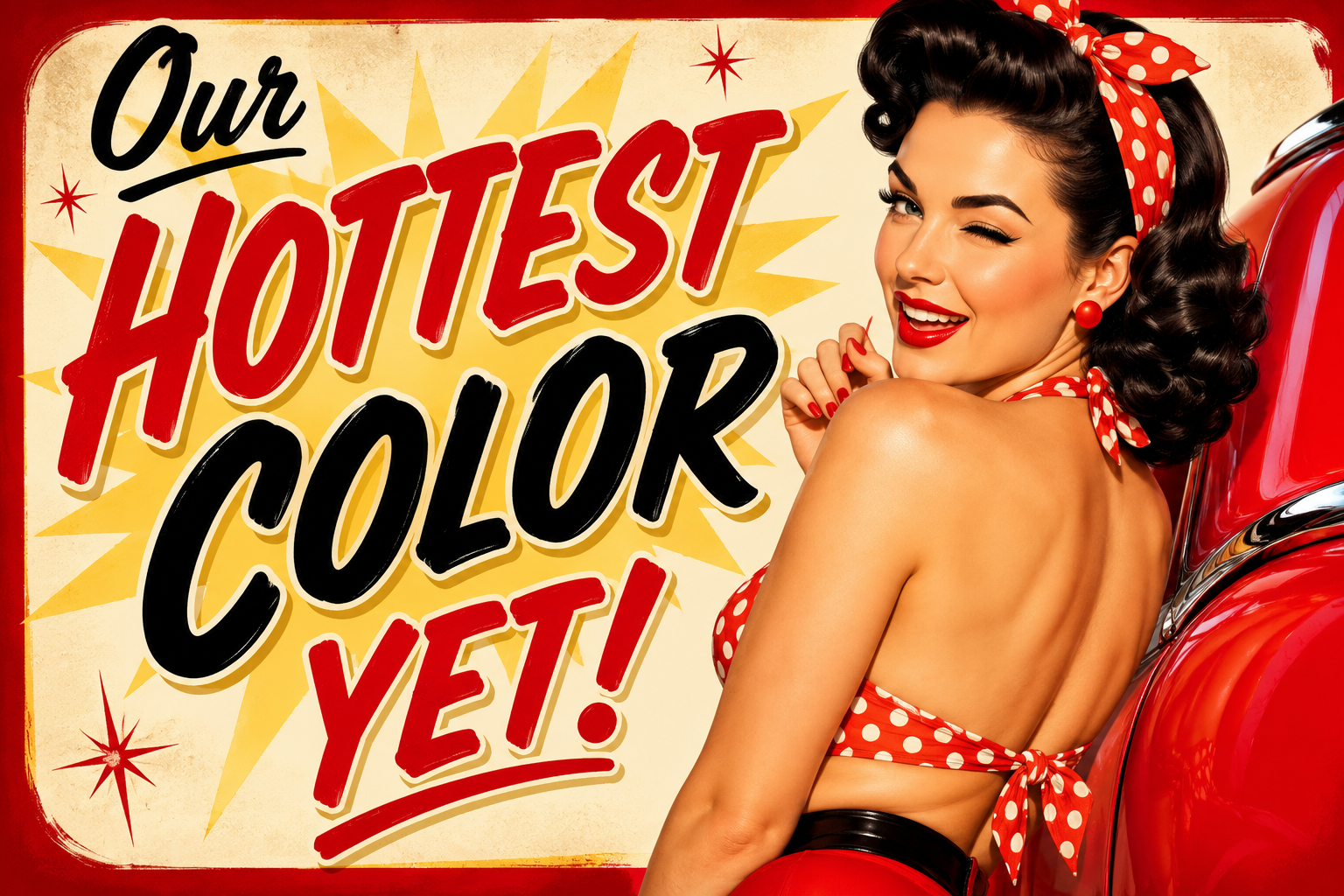 Our hottest color yet!