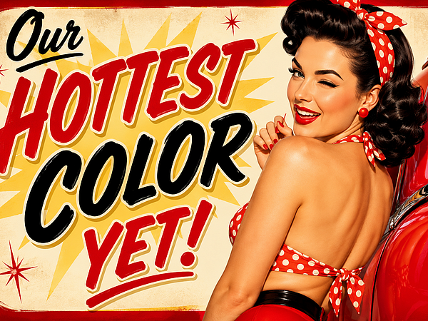 Our hottest color yet!