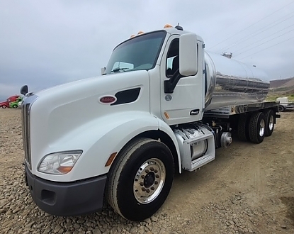 2020 Peterbilt 579 NEW 3,600 gal aluminum vacuum tank new Masport MAMBA pump