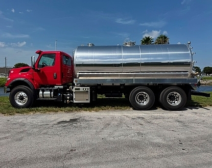 2027 International HV,NEW 4000 gal aluminum NEW 4310 blower new Jetter