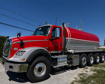 2027 International HX620 quad axle NEW 5,000 GAL NVE 4310
