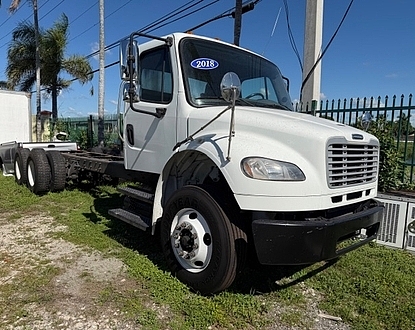 2018 Freightliner M2 tandem 249k miles, 54k gvw NEW 3,500 gal steel tank