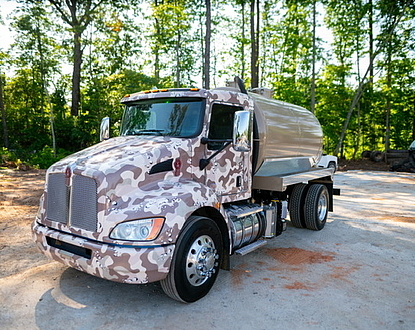 VIKING TRUCK-DESERT STORM EDITION! 2017 Kenworth T270 UNDER CDL! LOW MILES! NEW 2500 GAL STEEL