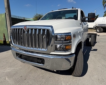 NEW 2024 International CV NEW 1,200 gal alum 2 compartment new nve pump