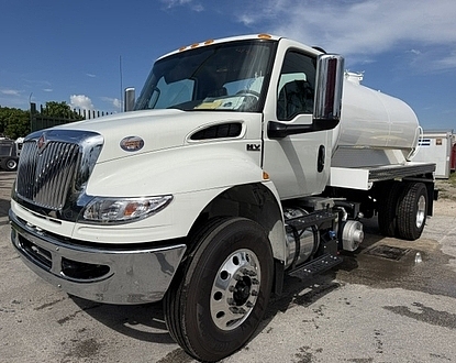 2027 International HV single axle cummins B6.7 NEW 2,500 gal new masport mamba