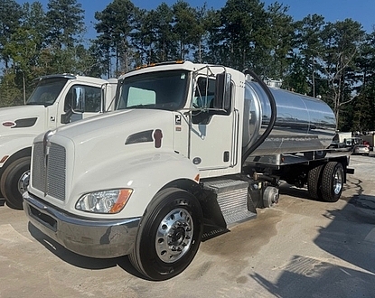 2019 Kenworth T270 non cdl new 2,500 gal aluminum vacuum tank new masport viper