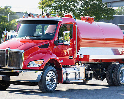 2025 Kenworth T280 NEW 2,500 gal steel vacuum tank NEW NVE B500 blower