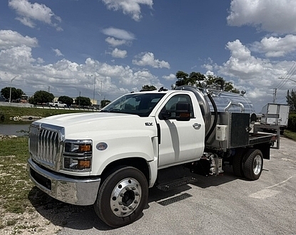 2026 International CV515, NEW 1,200 gal aluminum vacuum tank, 2 comp (900 waste/300 fresh),NEW masport HD4