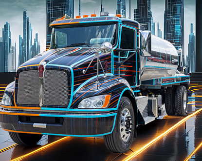 VIKING-TRON 2018 Kenworth T270,NEW 2,500 gallon aluminum vacuum tank