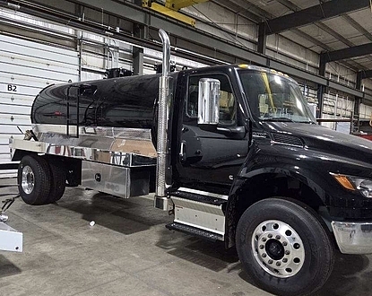 2027 International MV,Cummins NEW 2,500 gal Bruder steel vacuum tank, NEW B500